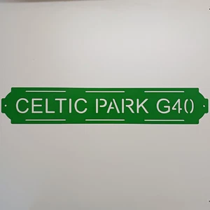 Insegna Acciaio Celtic Park G40 - Foto 1 di 1