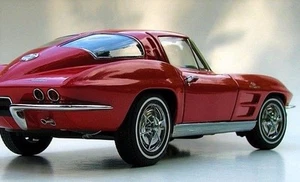 Corvette Chevrolet StingRay Race Car Chevy Classic 1:24 Hot Rod Carousel Red 18 - Picture 1 of 13