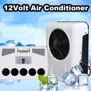 12V Split Air Conditioner 12000 BTU AC Kit Fit for Cab Semi Truck Bus Caravan RV - Picture 1 of 13