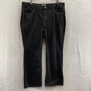 Tommy Hilfiger Hope Jeans Bootcut Black Classic Rise Size 18 Measures 39x30