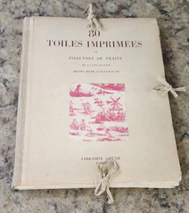 80 Toiles Imprimees Et Indienned De Traite Henry-Rene D' Allemagne Paris 1948 - Picture 1 of 9