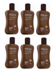 Shampoo cuoio capelluto Polytar psoriasi eczema prurito forfora 4% 150ml (6 bottiglie) - Foto 1 di 4