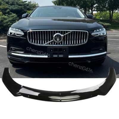 For Volvo S40 S60 S80 2006-2018 Front Bumper Lower Lip Spoiler Splitter Body Kit Foto 1 de 4