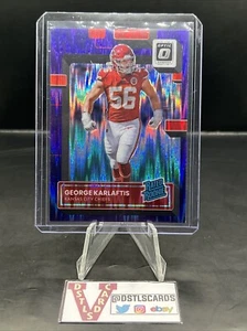 2022 Panini Donruss Optic - GEORGE KARLAFTIS RATED ROOKIE PURPLE SHOCK #256 - Bild 1 von 3