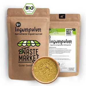 BIO Ingwerpulver | GRÖSSENAUSWAHL | Ingwer gemahlen | Ingwertee | Ingwerwurzel - Bild 1 von 5