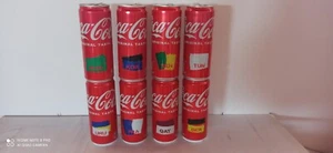 COCA COLA MONDIALI QATAR 2022 LATTINE 330ml - Foto 1 di 1