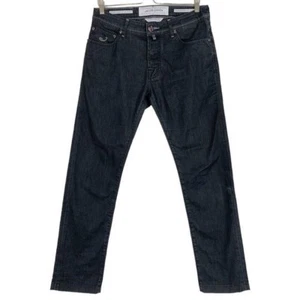Jacob Cohen Mens 668 Slim Fit Button Fly Jeans Black Size 31 - Picture 1 of 11