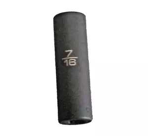 MATCO TOOLS "ADV" ADP146V, 1/4" Dr. 7/16” Impact Socket, 2" Deep, 6 Point. - Picture 1 of 11