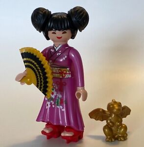 Playmobil Chińska dama Figurka z dzieckiem Złoty smok