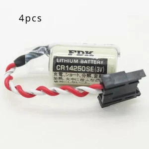 4 pcs For Sanyo FDK CR14250SE 1/2AA 3V PLC Battery 1747-BA Backup Power Supply - Picture 1 of 1