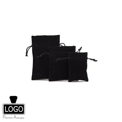 Deluxe Velvet Jewellery Gift Pouch with Drawstring Anti Tarnish Fabric Pouch - Image 1 of 4