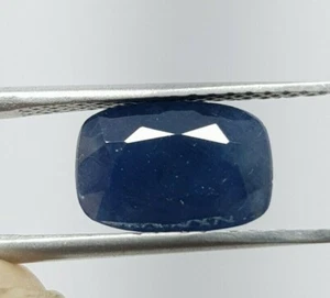 100% Natural BLUE SAPPHIRE Gemstone Natural Sapphire loose Stone Ring size - Picture 1 of 11