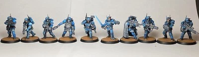 Warhammer 40K Astra Militarum 10x Kasrkin Squad  Paint Commission - Image 1 of 4