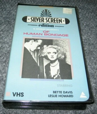 Prism SILVER SCREEN EDITION OF HUMAN BONDAGE VHS B & W DRAMA W. SOMERSET MAUGHAM Foto 1 de 4