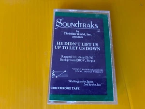 Christian World Accompaniment Track Cassette Tape He Didn't Lift Us Up - Picture 1 of 2