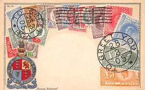 POSTCARD STAMP CARD GREAT BRITAIN ( EMBOSSED ) - Foto 1 di 2