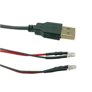 USB Port WithCable Light LEDSmall Night Light Manual Light Source Red Green Blue - Picture 1 of 26