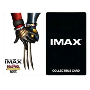 Movie Ticket Deadpool & Wolverine IMAX Collectible Hard Card Theater Cinema 2024 - Picture 1 of 4