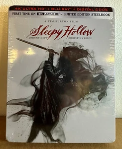 Sleepy Hollow 4K Steelbook (4K UHD + Blu-ray + Digital + Booklet) OUT OF PRINT! - Picture 1 of 2