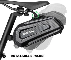 ROCKBROS Bicycle Hard Shell Saddle Bag Reflective Waterproof Bike Tail Rear Bags - Picture 1 of 12