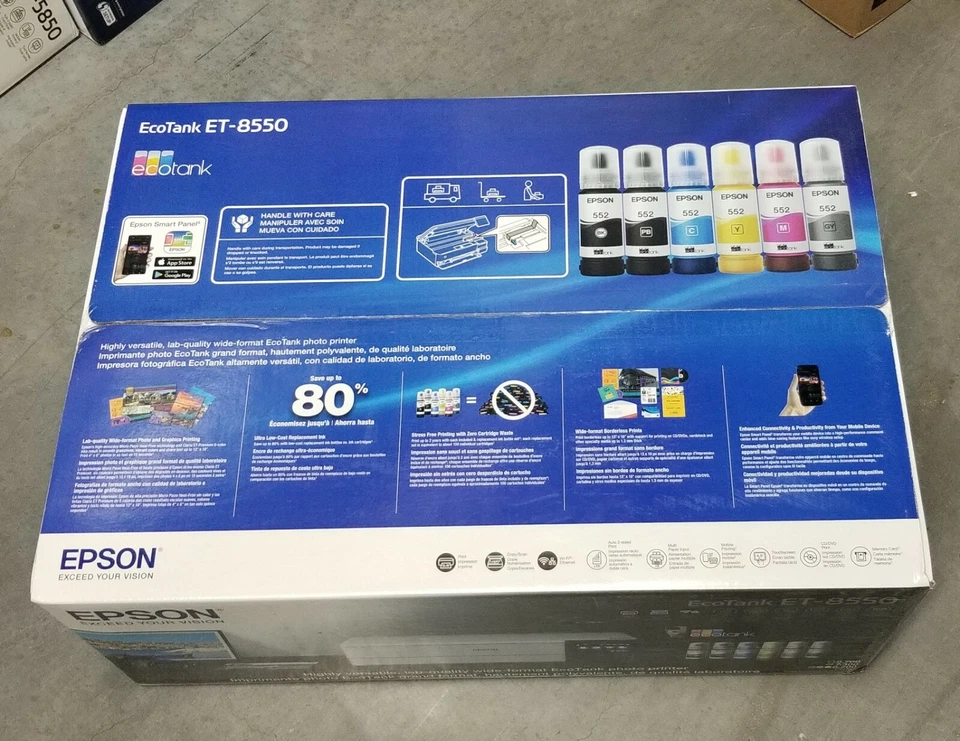 Epson EcoTank Photo ET-8550 SuperTank Large Format Printer ⭐New⭐ In Stock ⭐  - Image 1 of 3
