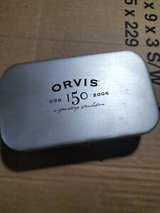 Rare Orvis 150th Anniversary 26 Compartment Fly Box made by Richard Wheatley