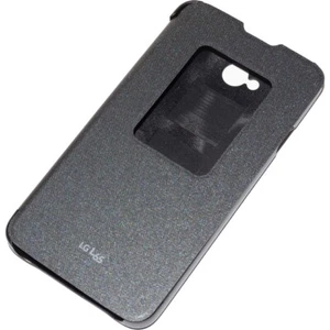 Lg Custodia Flip Book Cover Case Libro Quick Window Originale L65 D280 Black New - Foto 1 di 4