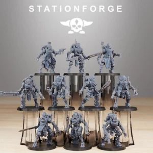 Stationforge Miniatures - Scavenger Junkbots - 10 Figurines - 28mm Tabletop - Bild 1 von 9