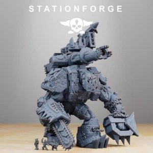 War Gaming Orkaz Mega Stepper, Orc Stomper Proxy, Stationforge - Foto 1 di 2
