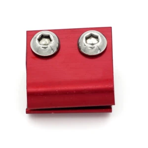 KKE CNC Red Brake Line Clamp Fit Honda CR125R CR250R CRF250R CRF450R 2004-2020 - Picture 1 of 9