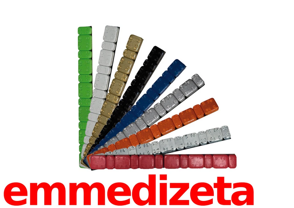 1 pz PESI ADESIVI EQUILIBRATURA ADESIVI SLIM ORO moto