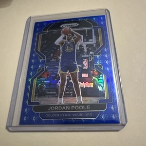 2021 Prizm NBA Jordan Poole SSP No. 222 75th Anniversary Blue Logo Man Diamond - Picture 1 of 2