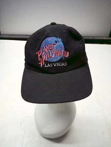 Vintage Planet Hollywood Las Vegas Made In USA Snapback Adjustable Hat 90's - Picture 1 of 3