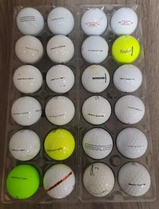 Titleist Used Golf Balls ProV1X ProV1 Velocity AVX TruFeel And More Lot Of 24 - Picture 1 of 10