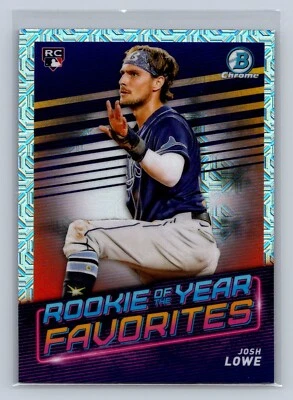 2022 Bowman #ROYF-11 Josh Lowe Rookie of the Year Favorites Insert Mega Box Mojo - Image 1 of 2
