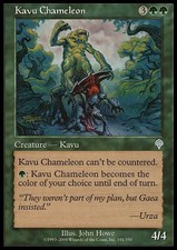 MTG magic cards 4x x4 Light Play, English Kavu Chameleon Invasion