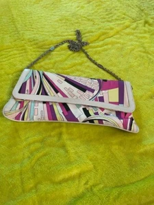 EMILIO PUCCI Pink Shoulder Bag with Magnetic Closure and Side Pocket Used 2504 - Picture 1 of 8