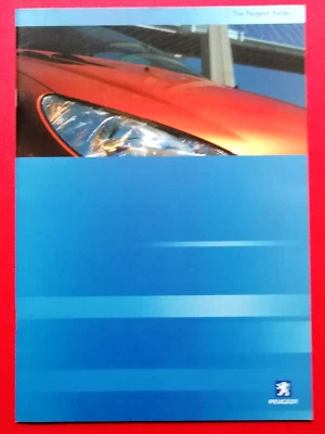 2000 PEUGEOT RANGE Sales Brochure inc 106 Quicksilver 206 306 406 607 Vans MINT - Image 1 of 4