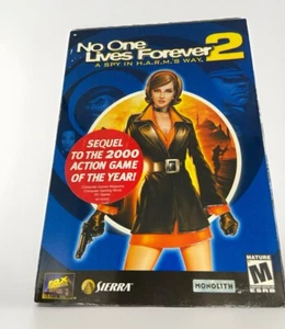 No One Lives Forever 2 : A Spy In H.A.R.M.’s Way CIB (PC, 2002) Small Box - Picture 1 of 5