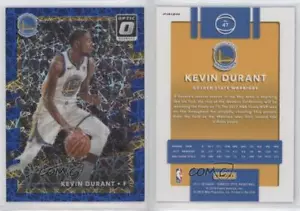 2017-18 Panini Donruss Optic Blue Velocity Prizm Kevin Durant #47 - Picture 1 of 4