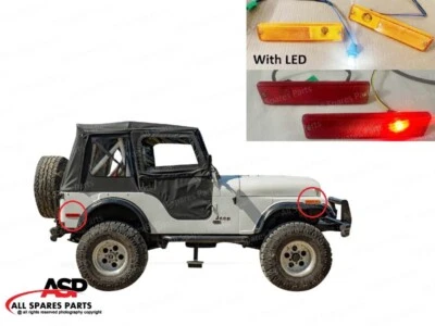 Juego de luces LED delanteras traseras laterales para camioneta Jeep Cherokee CJ5/6/7 J10/20 Foto 1 de 4