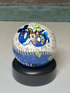 Walt Disney World 2006 Blue White Mickey Mouse souvenir baseball ball - Picture 1 of 7