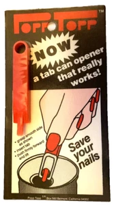 Abridor de latas POPP TOPP vintage que realmente funciona - Salva tus uñas - Nuevo - Imagen 1 de 4