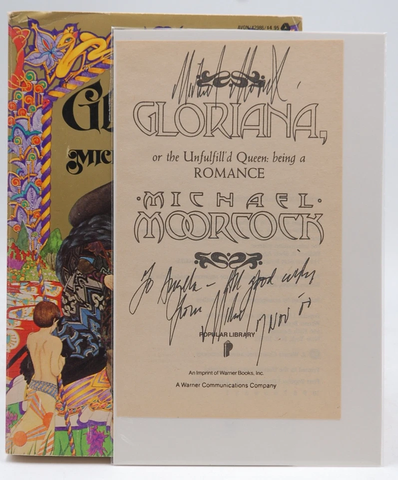 Signed First Edition Michael Moorcock - Gloriana, or The Unfulfill'd Queen: Bein - Image 1 of 1