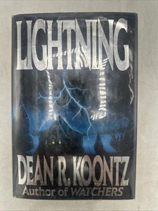 Lightning by Dean Koontz (1988, HCDJ) First Edition 1st Printing - Picture 1 of 11