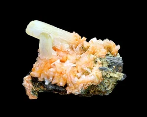 Natural Stilbite Heulandite Minerals specimen India #M 646 - Picture 1 of 6