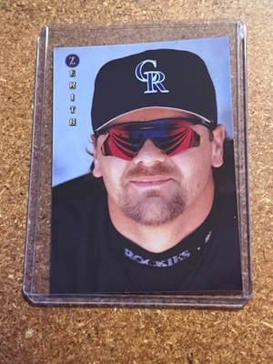 1997 Pinnacle Zenith Baseball # 11 Larry Walker - Image 1 of 2