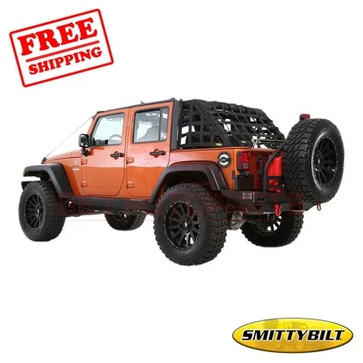 Red de carga exterior Smittybilt C-RES2 nailon para Jeep Wrangler 07-16 Foto 1 de 3