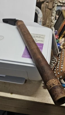 DE COLECCIÓN HECHO A MANO SAXO ALTO BAMBÚ ERIK SAXOFÓN RICO ROYAL B5 BOQUILLA A EE. UU.-DDP Foto 1 de 4