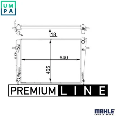 RADIATOR ENGINE COOLING CR 1406 000P FOR KIA SPORTAGE/III/SUV D4HA 2.0L 4cyl - Image 1 of 4